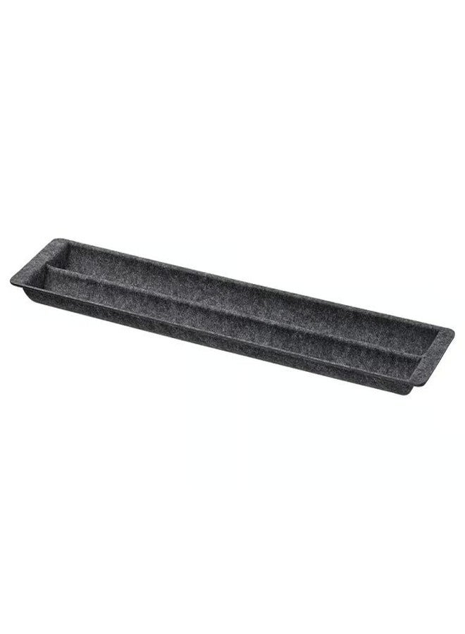 stoRk UPPDATERA 100% Polyester, Customisable Dividers, Sound Dampening (Sliding organiser for drawer, grey, 60 cm) - Image 1