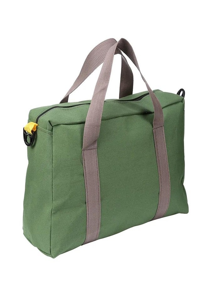 Koolouispoper Large Capacity Tool Bag Waterproof Oxford Canvas Hand Tool Storage Carry Bags Portable Multifunction Metal Toolbox Organizer (20inch bag) - Image 3