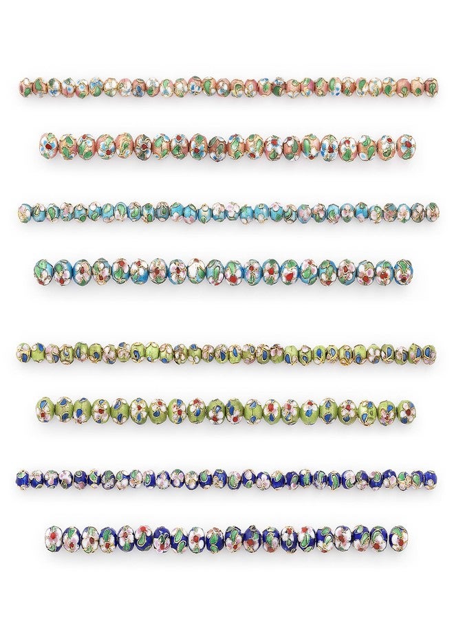 Expo International Vintage Hand-Painted Classic Cloisonne Beads, Versatile Jewelry Making Supplies, Vibrant Bracelet Beads, Value Pack of 200 Beads, Multicolor - Image 1
