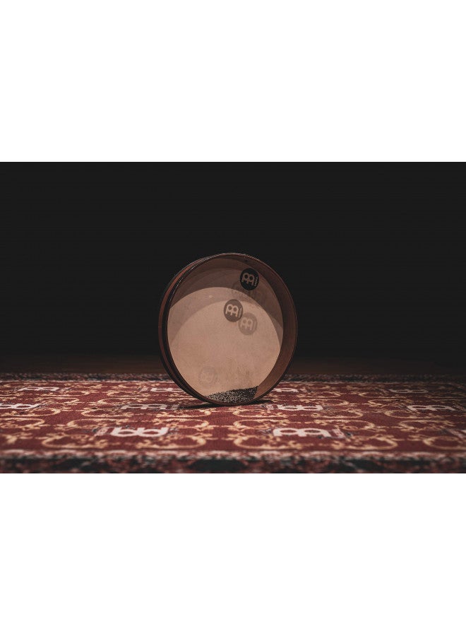 Meinl Percussion مينل بيركاشن 16" سي درام مع منفذ ختم قابل للتعبئة وقشرة من الخشب الصلب - غير مصنوع في الصين - رأس من جلد الماعز، لتأثير صوت المحيط، ضمان لمدة 2 سنة، بيج، 16 بوصة (FD16SD) - Image 4