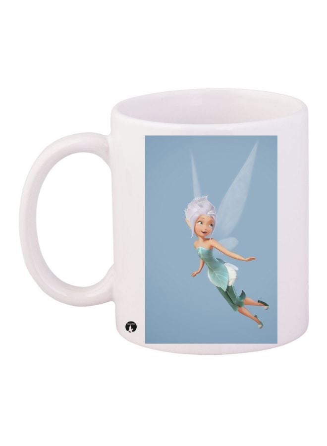 RYN Tinkle Fairy Printed Coffee Mug White/Green/Blue 11ounce