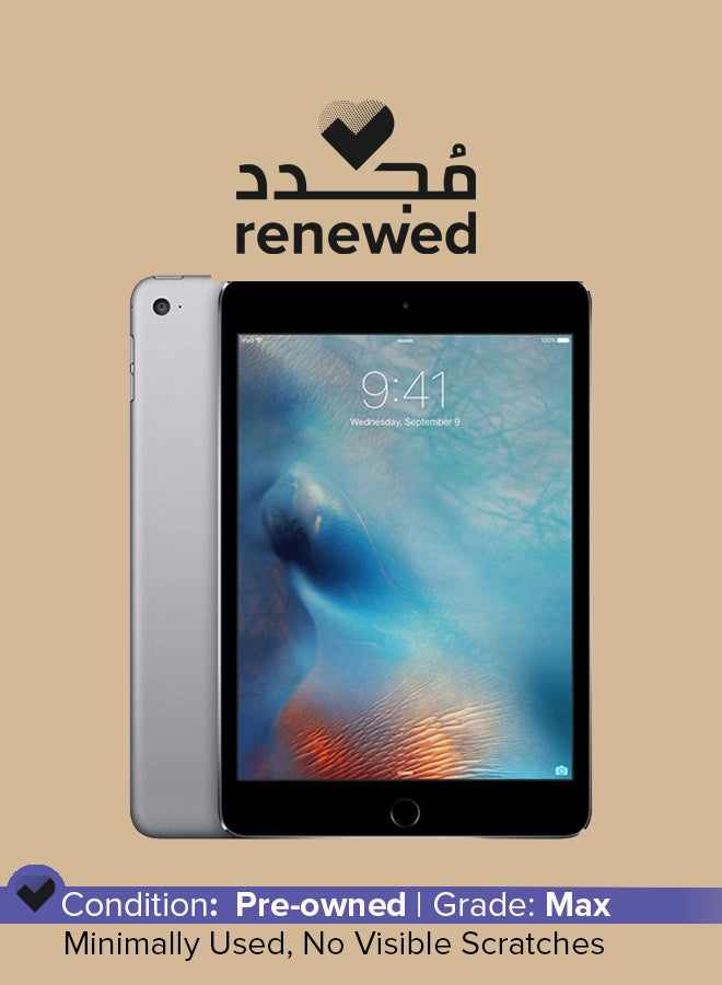 Apple Renewed - iPad Mini 4 (2015) 7.9-inch 2GB RAM 16GB Wi-Fi Space Grey - Image 1