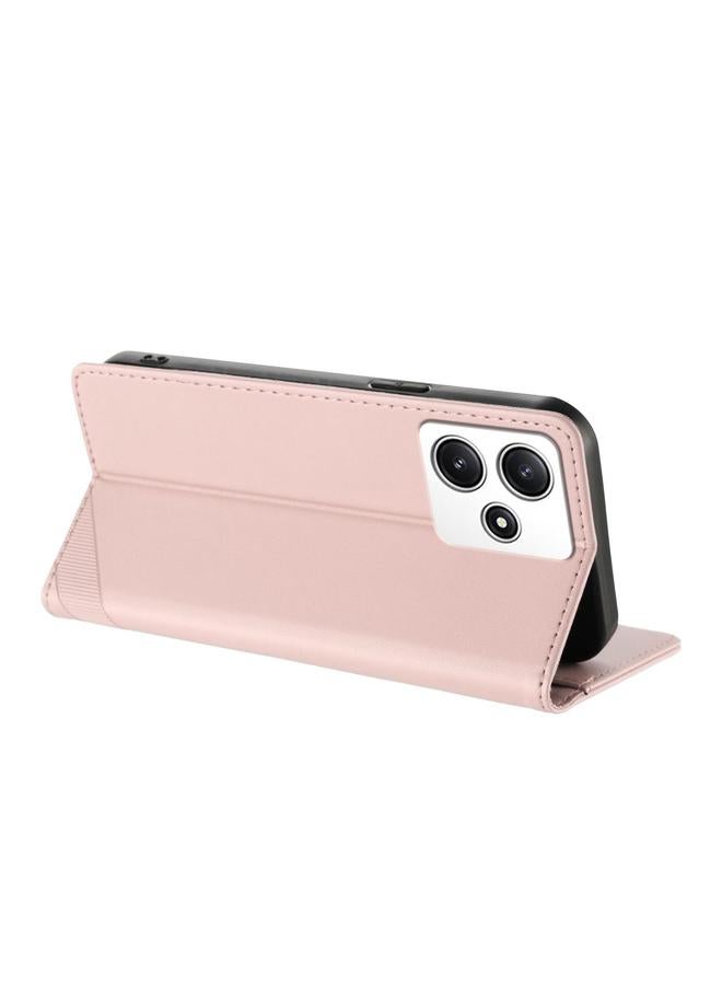 اس-توب جراب لهاتف Redmi 12 محفظة جلدية منقوشة متعددة الوظائف بتصميم كلاسيكي - Image 3