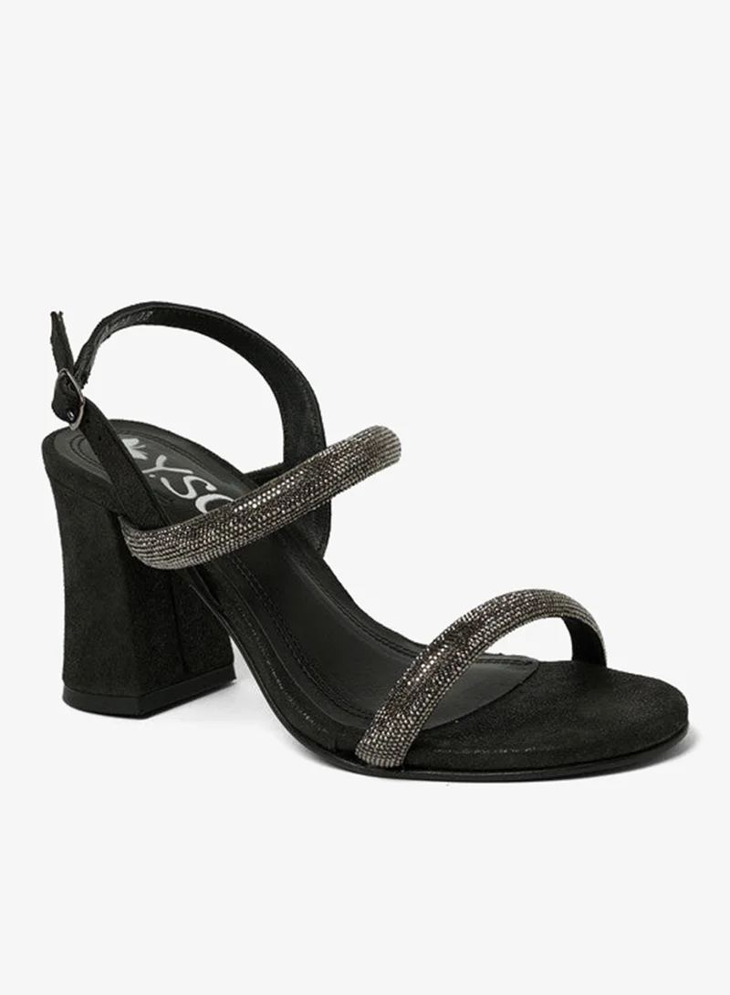 ييزو صنادل نسائية بكعب عالٍ - كعب أنيق وعصري لكل المناسبات