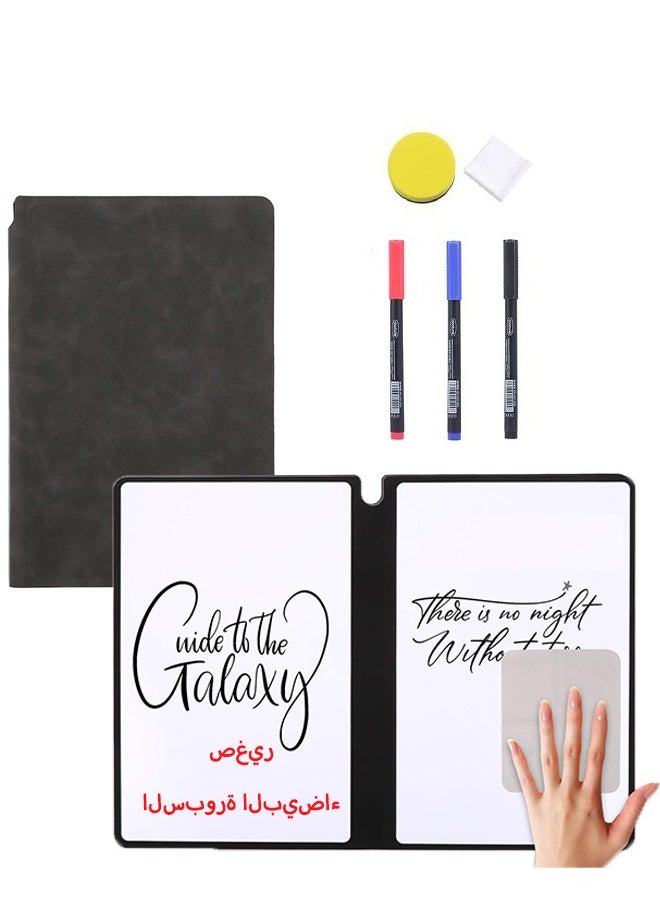 Generic - Portable Dry Erase Board A5 Reusable Small Whiteboard With Pen Waterproof Foldable Notebook For Drawing, Writing, Meeting Notes, Work, Daily Notes - Image 1