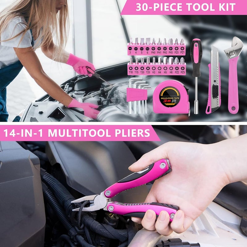 HLWDFLZ Car Emergency Kit with Portable Air Compressor - Image 5