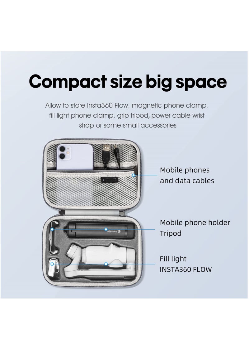 Carrying Case for Insta360 Flow Accessories Hard Shell Bag Travel Case Compatible with Insta360 Flow- AI-Powered Smartphone Stabilizer  - Image 2