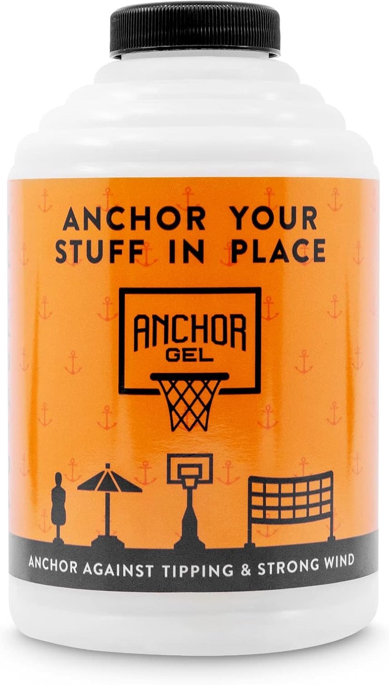AnchorGel Sand & Sand Bag Alternative Polymer | A Smarter Way to Keep Equipment from Tipping Over | Keep Portable Basketball Hoops, Umbrellas & Items with a Base from Falling | Made in USA (16oz) - Image 1