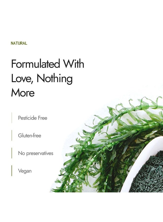 Kapiva Spirulina Capsules | Nature's Superfood | Free from Preservative - Image 2