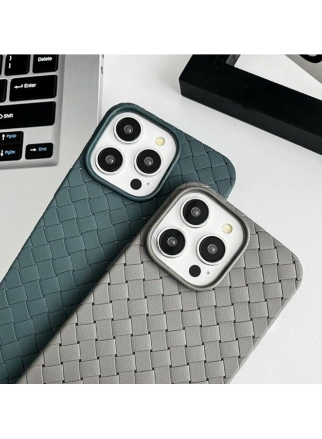 ARNOTEC Suitable for iphone15pro all-inclusive BV design woven straight edge breathable and cooling mobile phone case soft case  - Image 4