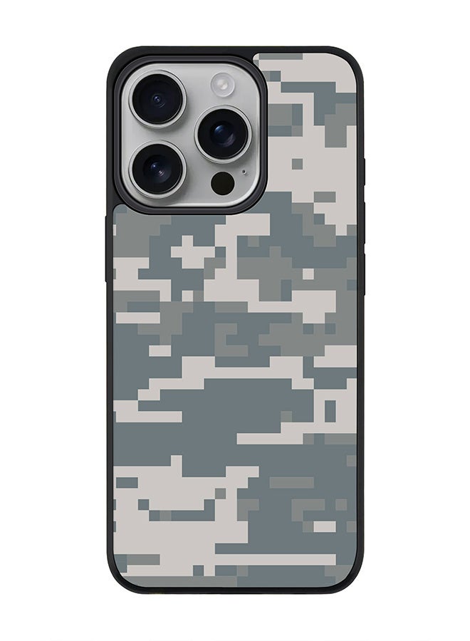 Stylizedd For iPhone 16 Pro Case [Compatible with MagSafe] Slim Magnetic cover Phone Case iPhone 16 Pro -Digital Camo  - Image 1