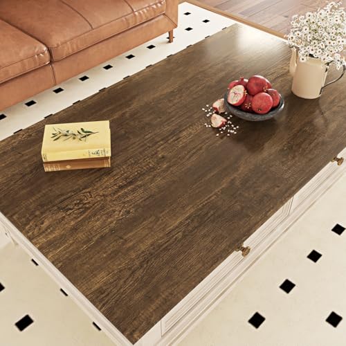 WESTICK Wood Contact Paper Peel and Stick Wallpaper Wood Vinyl Wrap Distressed Wood Grain Contact Paper for Countertops Waterproof Wood Wall Paper for Kitchen Cabinets Desk Shelf Liner 78 x 158 in - Image 3