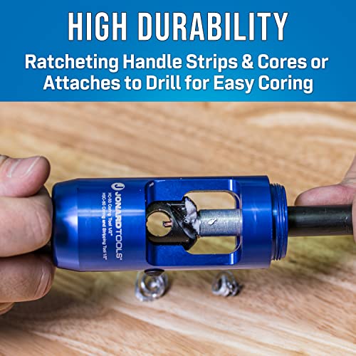 Jonard Tools HSC-50 Hardline Coring and Stripping Tool 1/2" for Times Fiber T10 and Commscope P3 Cables - Image 3