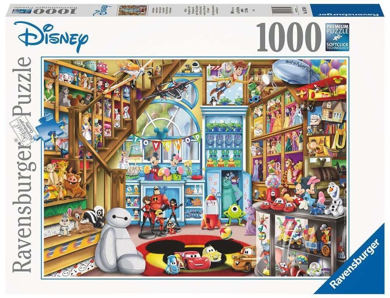 Ravensburger بازل رافنسبورجر من ديزني-بيكسار - بازل مكون من 1000 قطعة للبالغين والأطفال | تقنية سوفت كليك الفريدة | مواد صديقة للبيئة | معتمدة من مجلس إدارة الغابات - Image 1