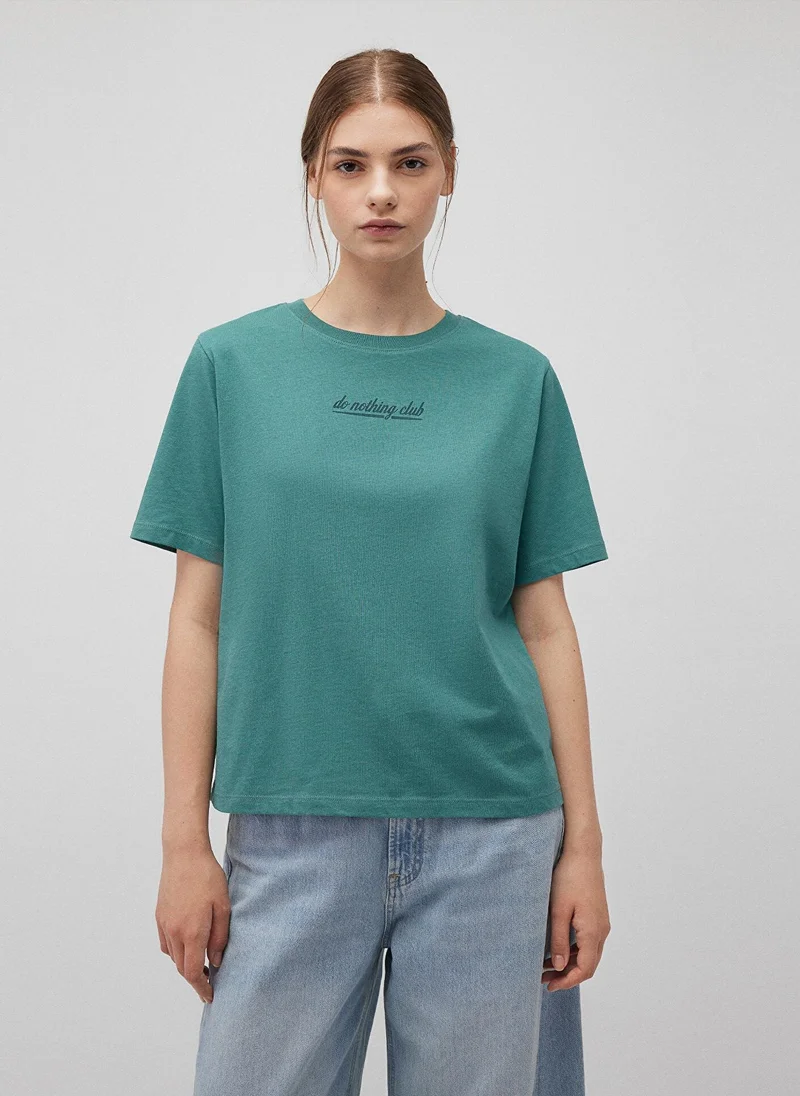 MAVI Back Printed Green T-Shirt