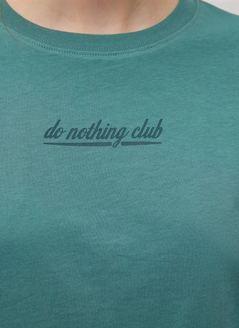 MAVI Back Printed Green T-Shirt