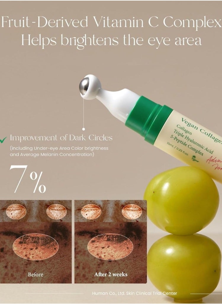 AXIS-Y - AXIS Y Vegan Collagen Eye Serum 10ml & AXIS Y Dark Spot Correcting Glow Serum 30ml – Hydrating, Anti-Aging, and Brightening Formulas for Puffy Eyes, Dark Circles - Image 1