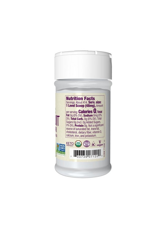 NOW Foods, Certified Organic Monk Fruit Extract Powder, Zero Calorie Sweetener, Large Bottle for Serving Scoop, Certified Non-GMO, 0.7-Ounce - Image 2