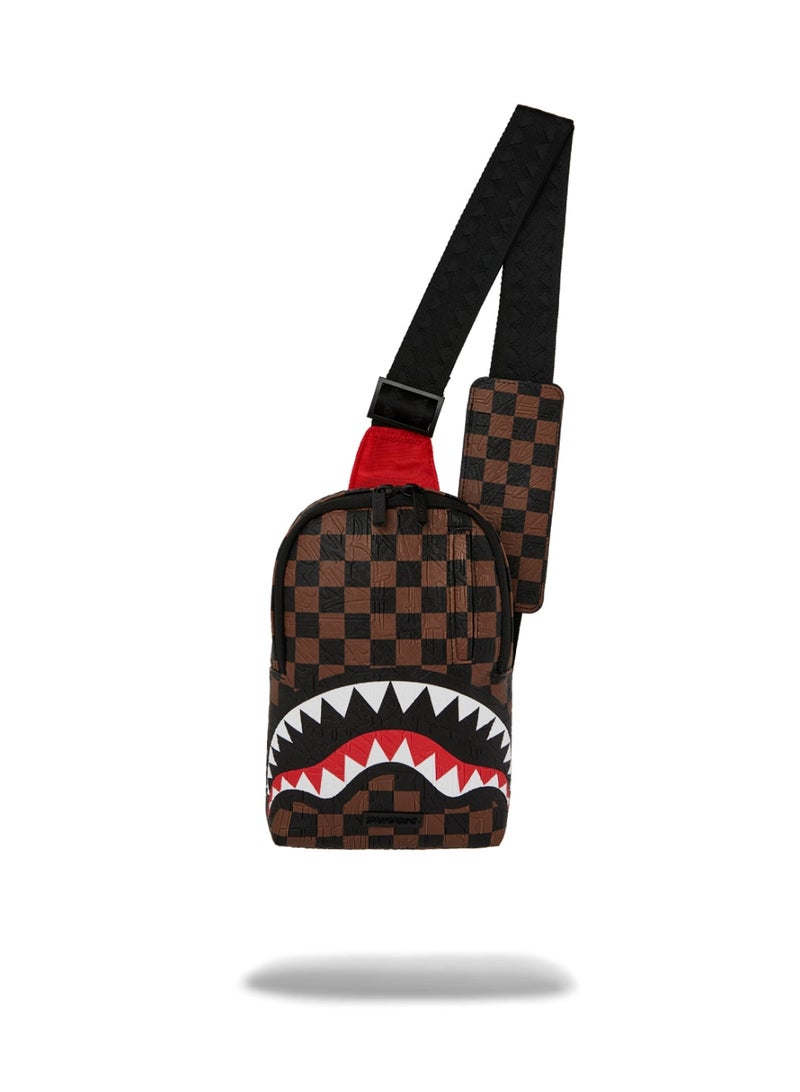 SPRAYGROUND حقيبة ظهر سلاينغ CHECK 2 EMBOSS - Image 1