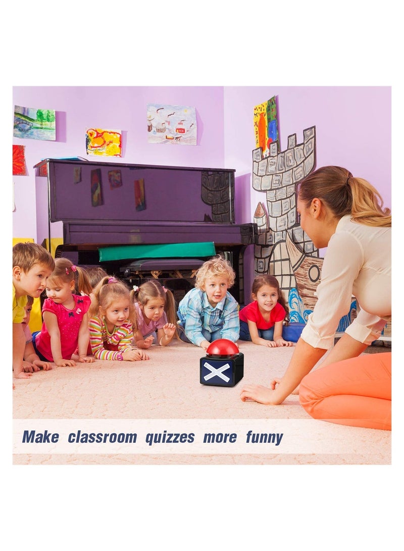 كابتن تيك 2 Pack Game Buzzer Sound Light Props Fun Quiz Contest Toy for Parties and Trivia Games Suitable for Adults and Teens - Image 4