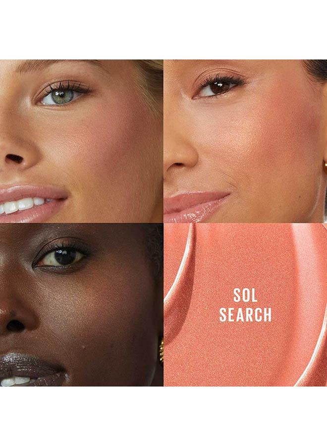 MAYBELLINE NEW YORK Sunkisser Liquid Glow Blush With Vitamin E, 03 Sol Search - Image 2