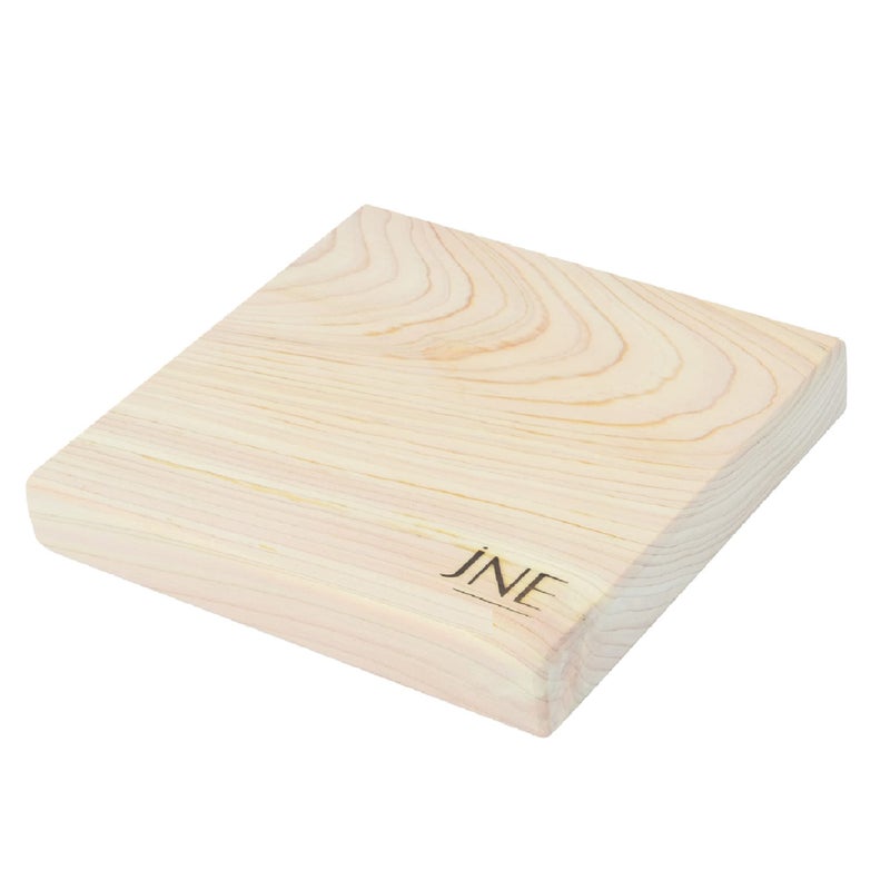 JNE Hinoki Cypress Wood Cutting Board Cheese Board Chopping Board Serving Board for Wine Crackers Fruit Housewarming Wedding Birthday gift Trivet Square7X1