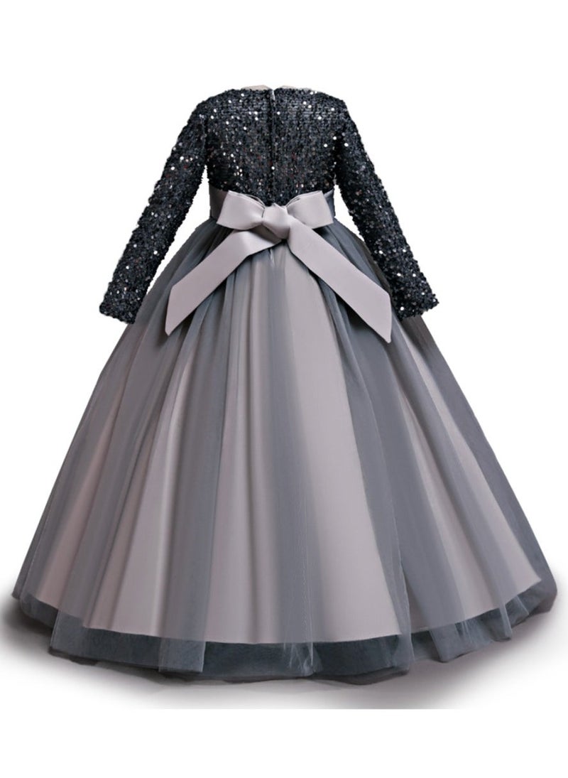 D'Daniela Sequin Bodice Tulle Dress - Image 2