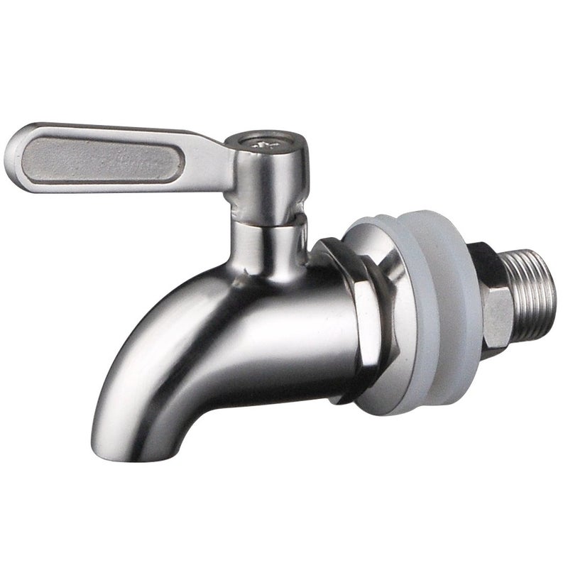 Stainless Works SSS010 Stainless Steel Beverage Dispenser Replacement Spigot Fits 16mm opening