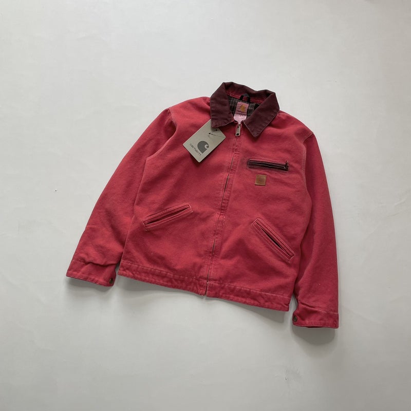 High-Quality Carha Second-Hand J97 Detroit American Work Jacket Loose Lapel Zipper Jacket for Men Washed khaki - Image 3