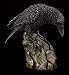 PTC PTC Leaning Black Raven on Rocks Hand Painted Resin Statue Figurine  - Image 2