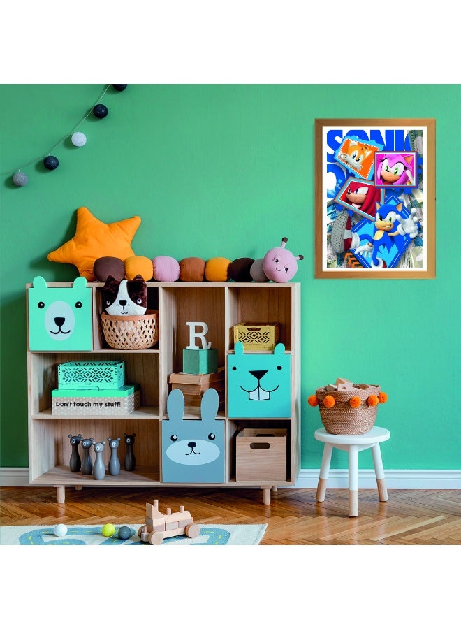 Clementoni Puzzle Sonic with Friends 104-Pieces | Jigsaw Puzzle | Children's Puzzle | Preschool Learning Toys | Develops Problem Solving Skills | Made in Italy - Image 3