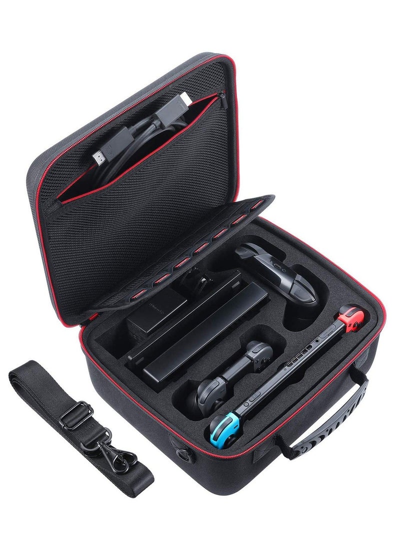 Hard Carrying Case Compatible with Nintendo Switch, Travel Case fit Switch Pro Controller - Image 1