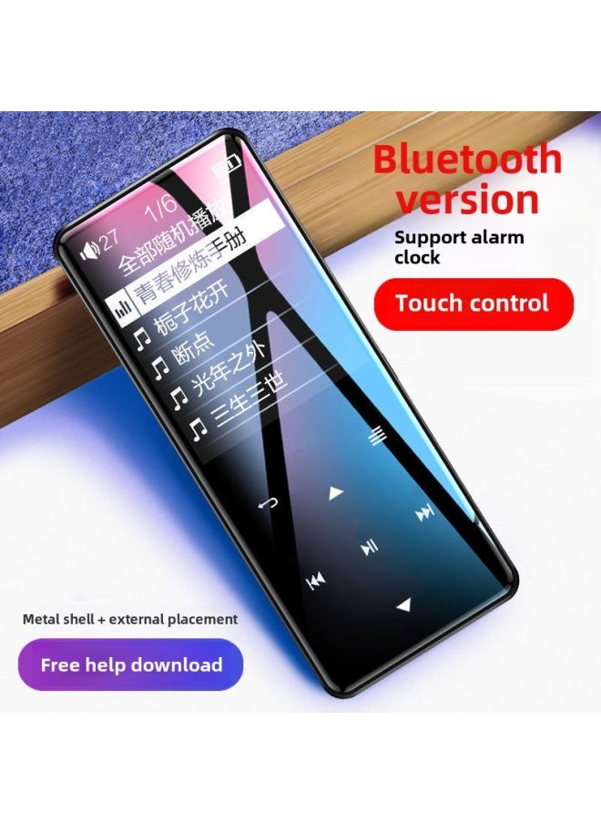 Generic - Bluetooth Mp3 Player Student Edition Music Walkman Mp4 Screen Novel P3 Songs Mini Mp5 More Than Room-Body Color:Metal Touch Version [with Bluetooth] Pink✦-Memory Capacity:32g Memory [comes With A Full Set Of Accessories]✦ - Image 1