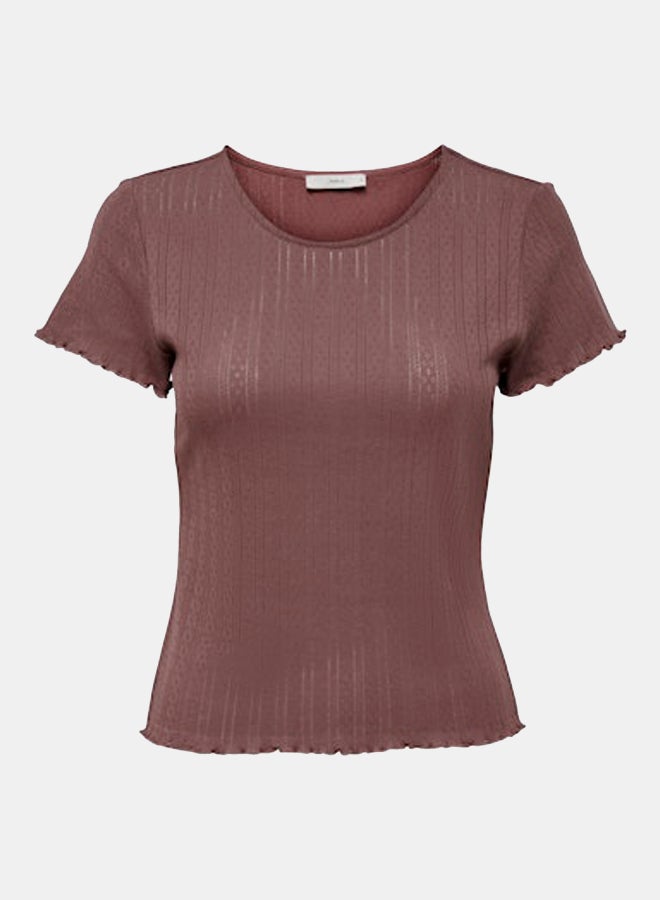 ONLY Womens Carlotta Shortsleeve Top Juniors