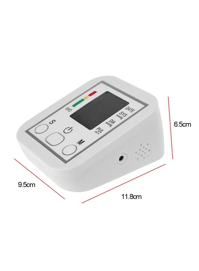 TIGER Electronic Blood Pressure Monitor – Accurate & Reliable BP Measurement | LCD Display, Portable & Easy-to-Use Home Healthcare Device for Monitoring Blood Pressure, Adjustable Cuff, Automatic Detection - Image 2
