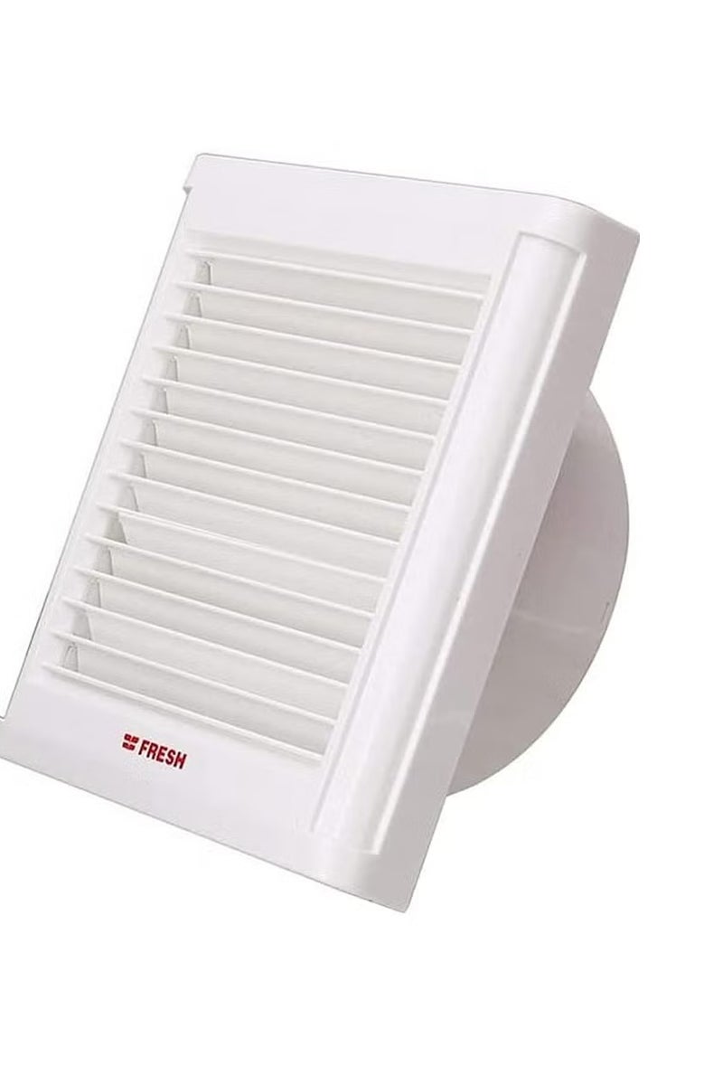 Fresh Glass Wall Ventilator 6 Inch 15 Cm,White(square)