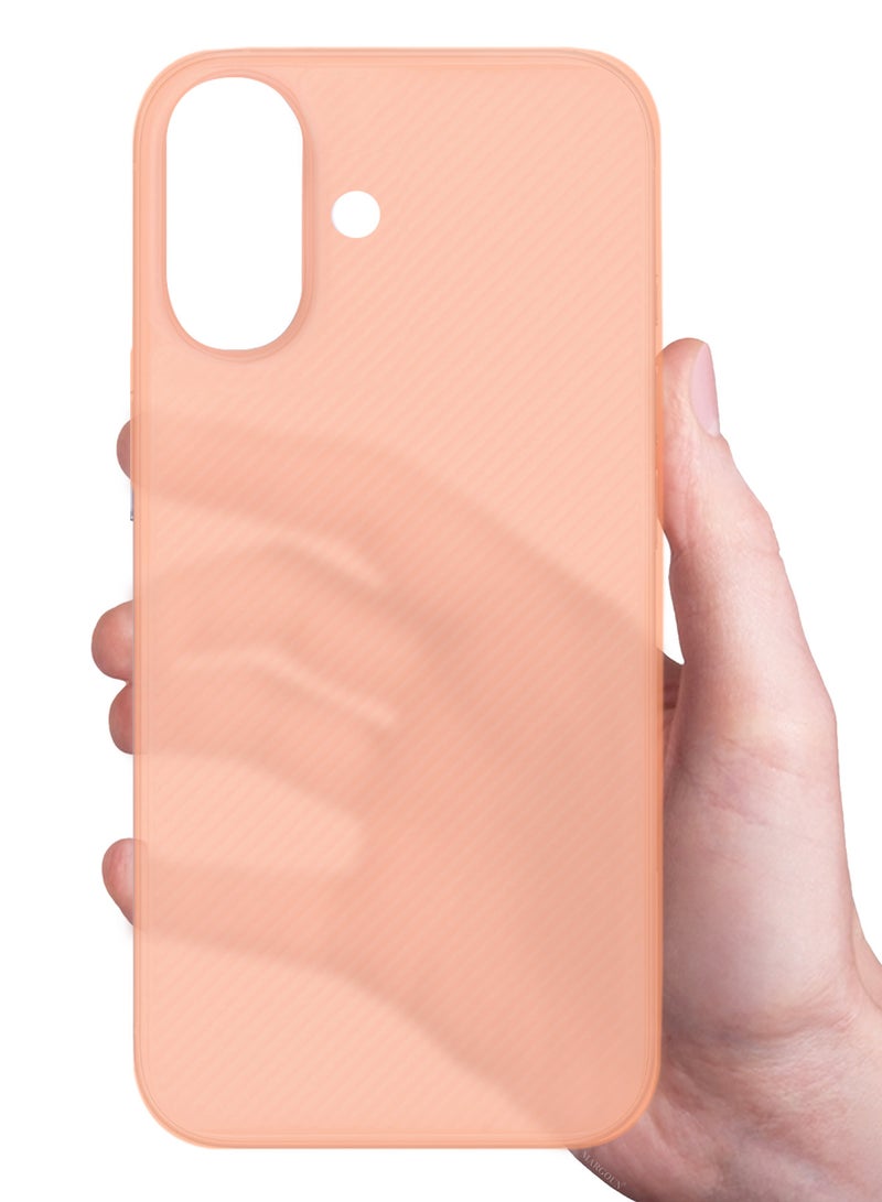 CATANES 3 Packs Case Cover for iPhone 17 - Sturdy Durable Ultra-Thin Case - Air Skin Line Design Transparent Back Cover -  Drop Protection Cover  with Two 3D Screen Protectors - Cosmic Orange - Image 2