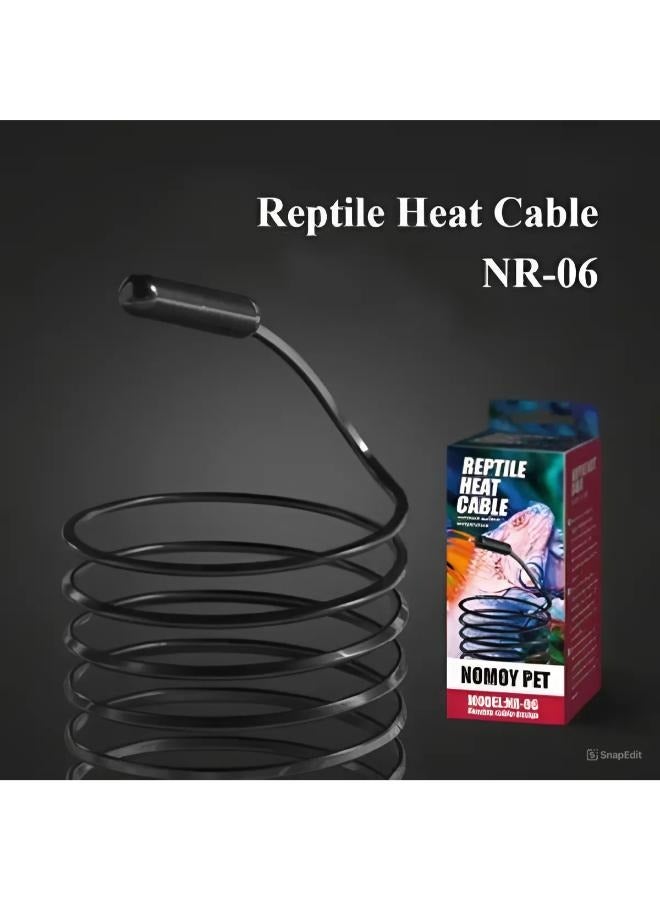 كابل تسخين أسود طويل لقاع الزواحف للأحواض المائية - Image 1
