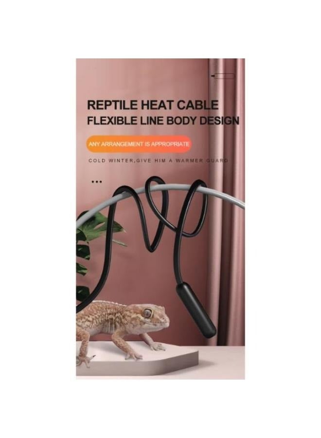 كابل تسخين أسود طويل لقاع الزواحف للأحواض المائية - Image 5