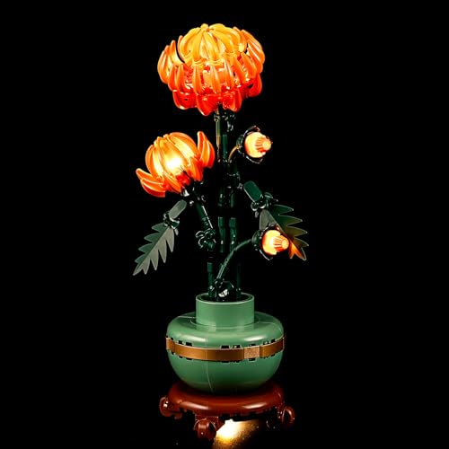YEABRICKS LED Light for 10368 Icons Chrysanthemum Building Blocks Model Building Set NOT Included - Image 1