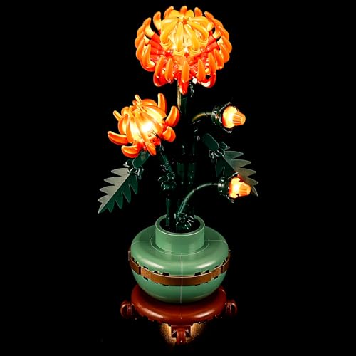 YEABRICKS LED Light for 10368 Icons Chrysanthemum Building Blocks Model Building Set NOT Included - Image 5