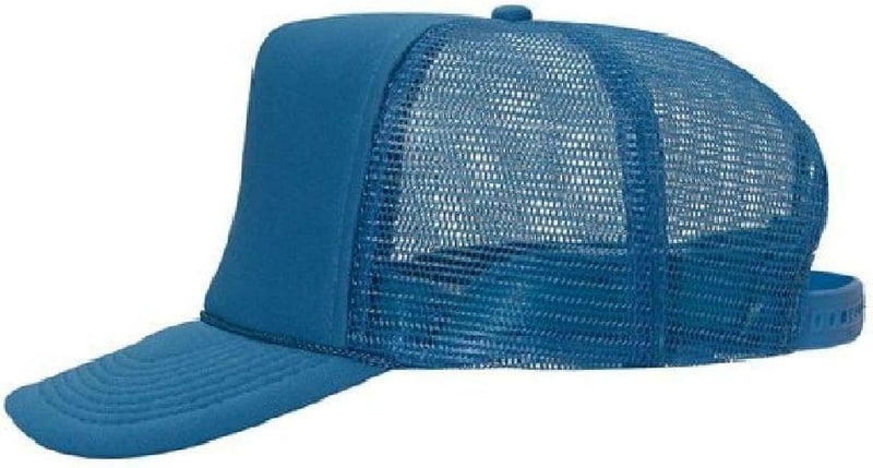 OTTO Polyester Foam Front 5 Panel High Crown Mesh Back Trucker Hat - Image 5