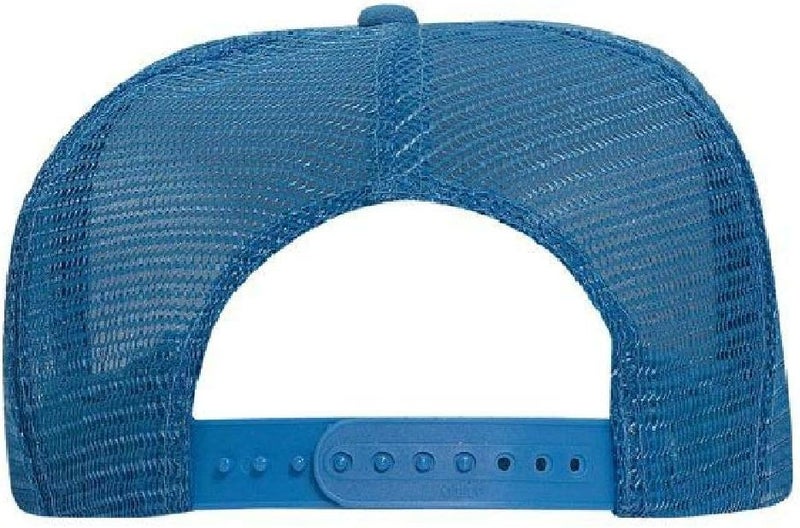 OTTO Polyester Foam Front 5 Panel High Crown Mesh Back Trucker Hat - Image 4