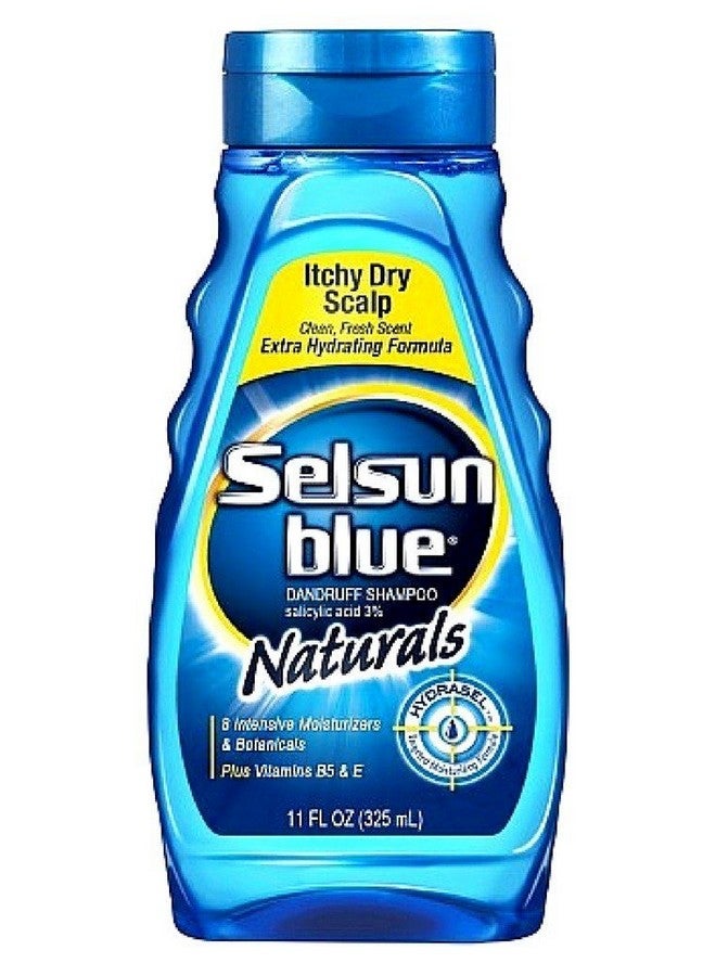 Selsun blue Shampoo Naturals Dandruff Itchy Dry Scalp 11 Ounce (325Ml) (3 Pack) - Image 2