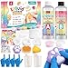 ColoPlay Taba Squishy Kit 18OZ Rubber with Guided Bubble Free and Faster Fully Cures FuFu Squishy Kit with Mold Flocking Powder Stress Relief Entertainment - Image 2