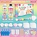 ColoPlay Taba Squishy Kit 18OZ Rubber with Guided Bubble Free and Faster Fully Cures FuFu Squishy Kit with Mold Flocking Powder Stress Relief Entertainment - Image 3