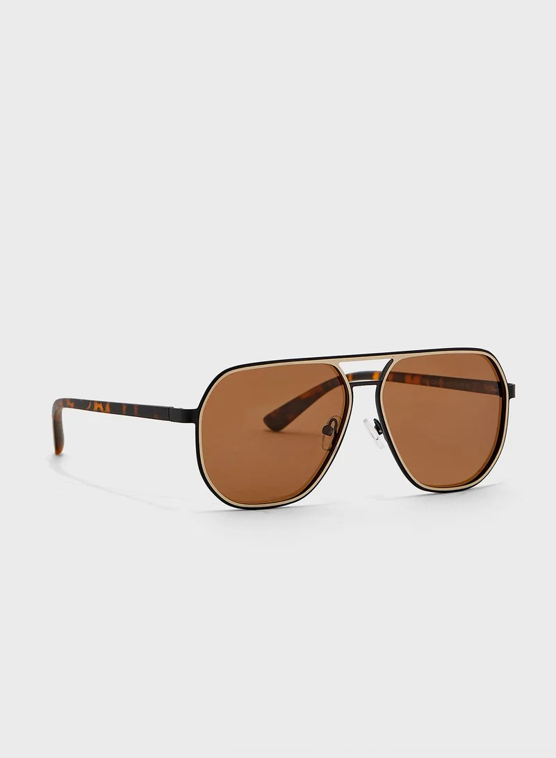 Seventy Five Polarized Oversize Sunglasses