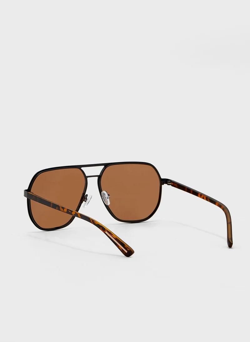 Seventy Five Polarized Oversize Sunglasses