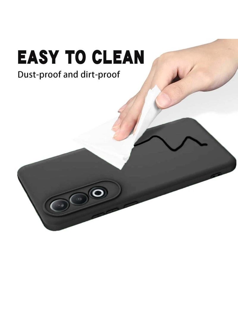 Wtech OnePlus Nord CE4 5G 2024 Premium Liquid Silicone Case Cover - Black - Image 4