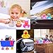 Yomwet Rubber Ducks Toy Duckies for Girls12Pack Ducking Pink Rubber Duck in Bulk Ducks for Unicorn Ducks Baby Bath Toys Birthday Party Stocking Stuffers Classroom Gift Valentines Ducks - Image 4